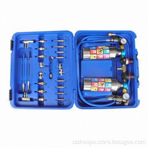 Double stainless steel bottle engine cleaner, removes the carbon of injector, fire box, oil circuit